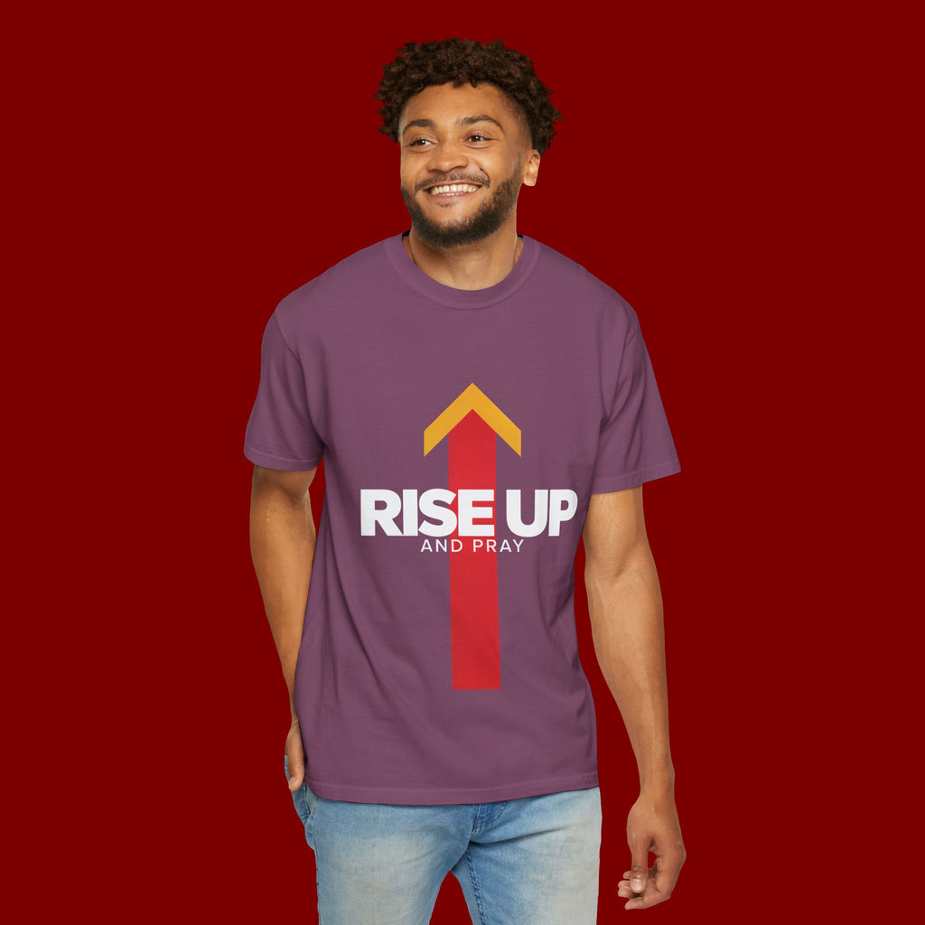 Arrow Up Graphic T-Shirt — Bold Upward Arrow Design
