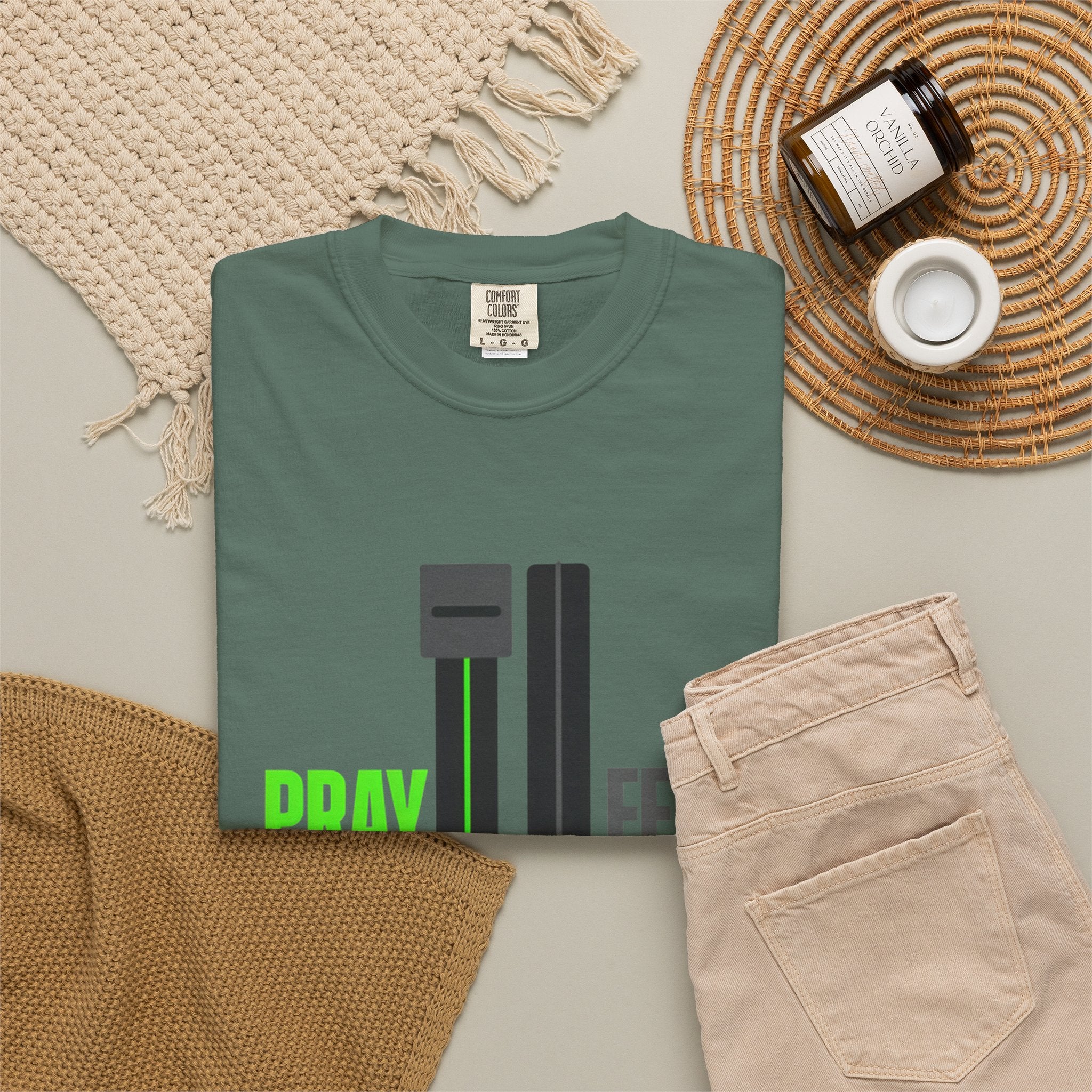 Pray More Fear Less T-Shirt — Inspirational Faith Graphic Tee