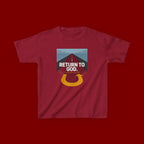 Kids Tee - "Return to God" Roadway Graphic Religious Youth Shirt