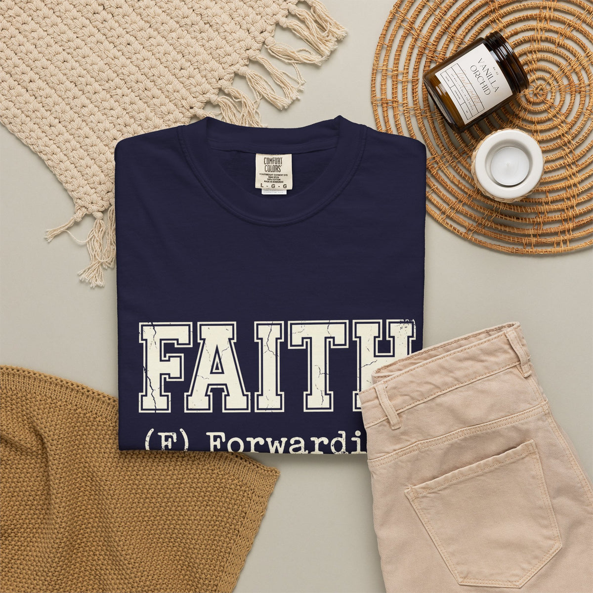 Faith Graphic T-Shirt — Minimalist Inspirational Tee