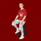 Kids T-Shirt - "Rise Up and Pray" Inspirational Christian Tee for Children