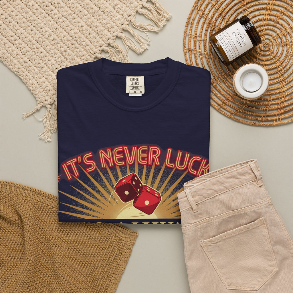 "It's Never Luck, It's Always God" Christian Graphic T-Shirt