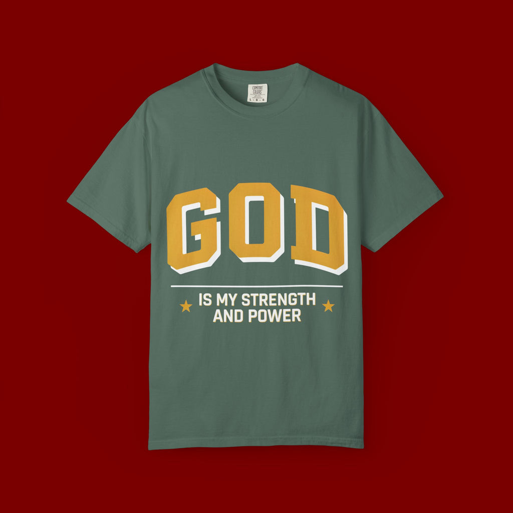 God Is My Strength T-Shirt — Faith Christian Graphic Tee