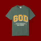 God Is My Strength T-Shirt — Faith Christian Graphic Tee