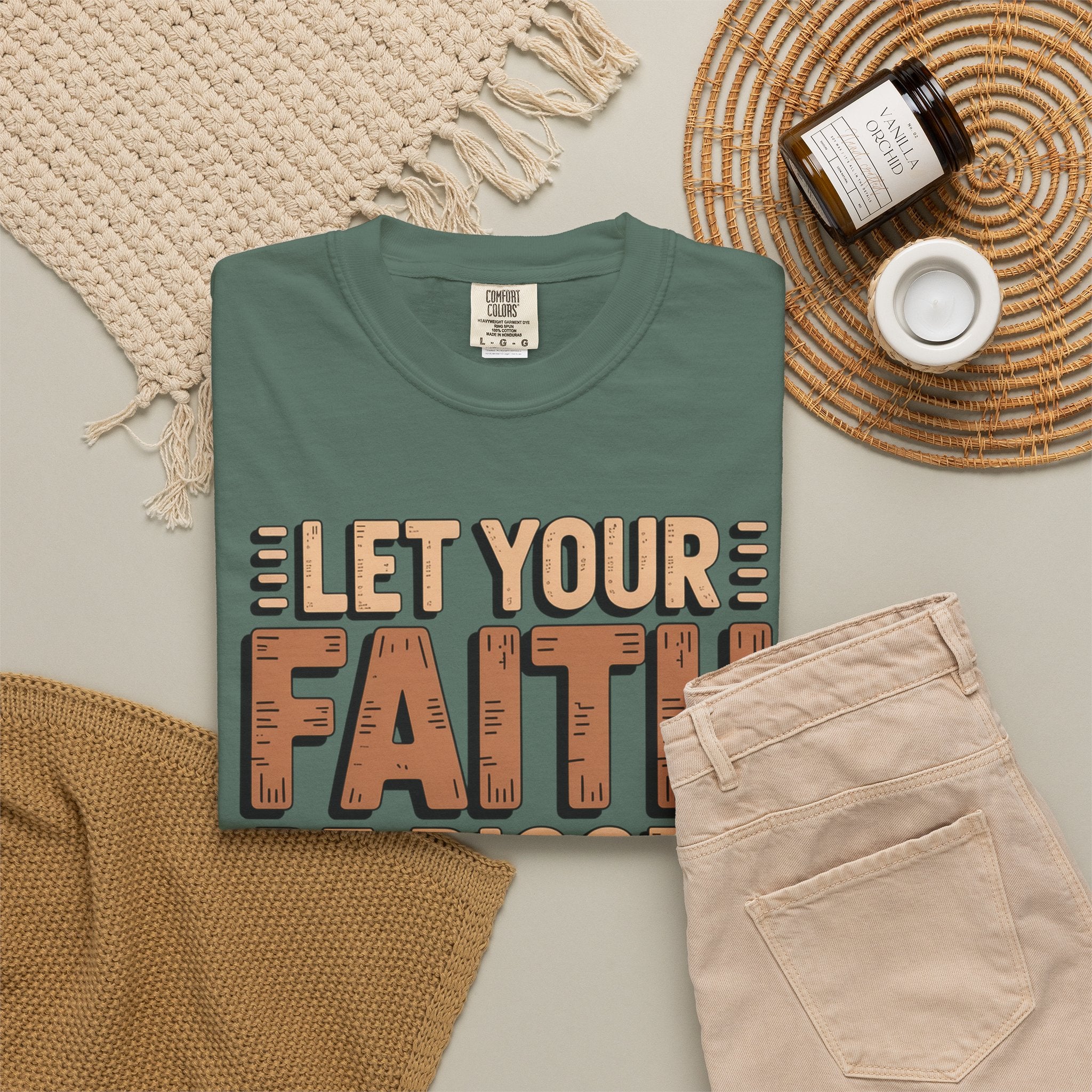 Faith Over Fear T-Shirt — Inspirational Christian Graphic Tee