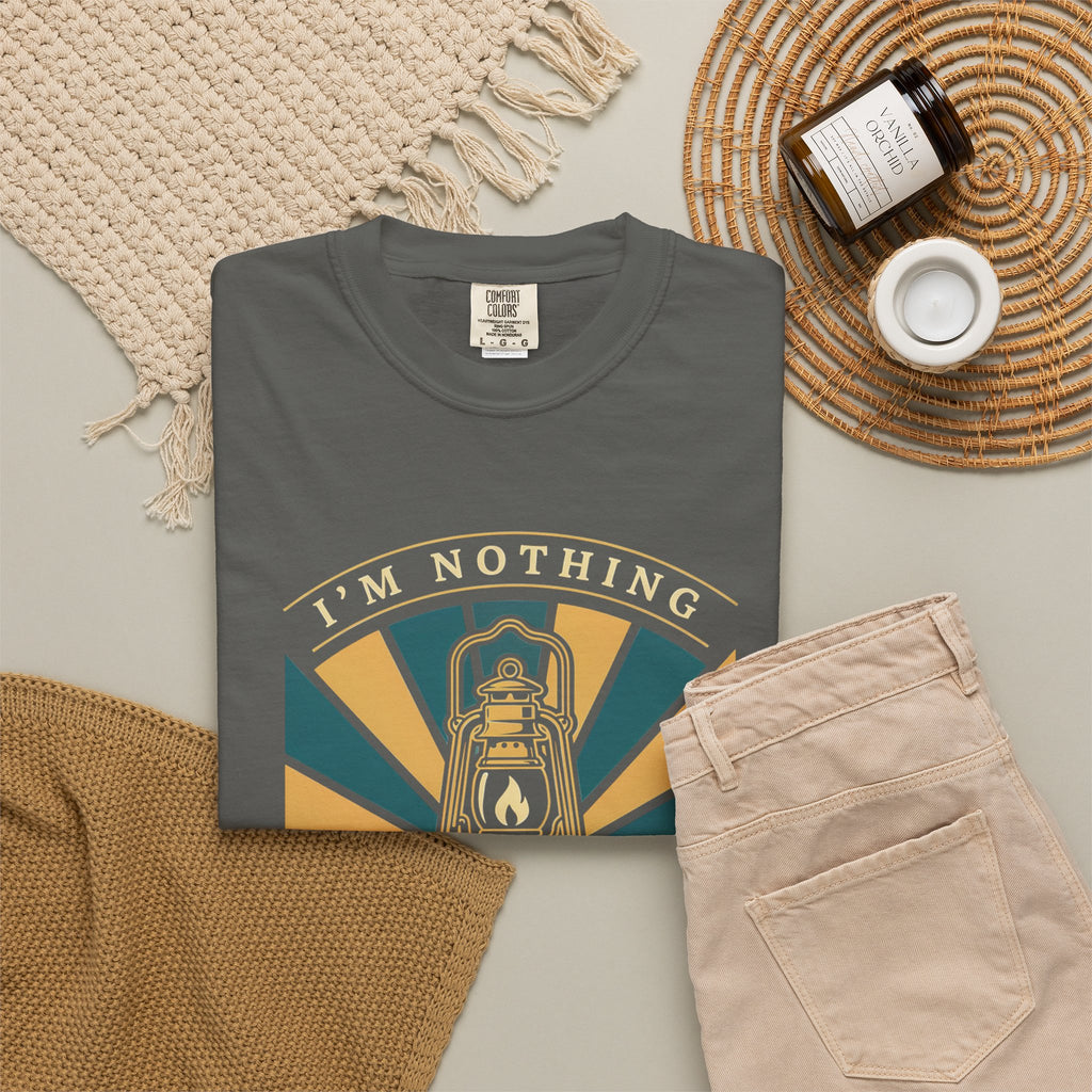 I'm Nothing Without God T-Shirt — Faith Lantern Christian Tee