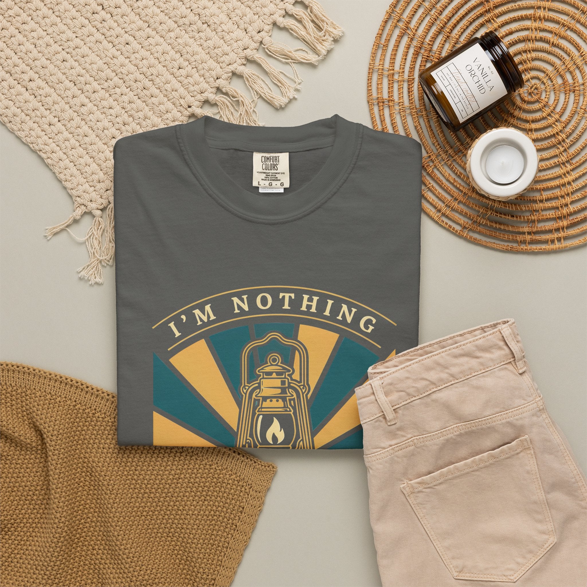 I'm Nothing Without God T-Shirt — Faith Lantern Christian Tee