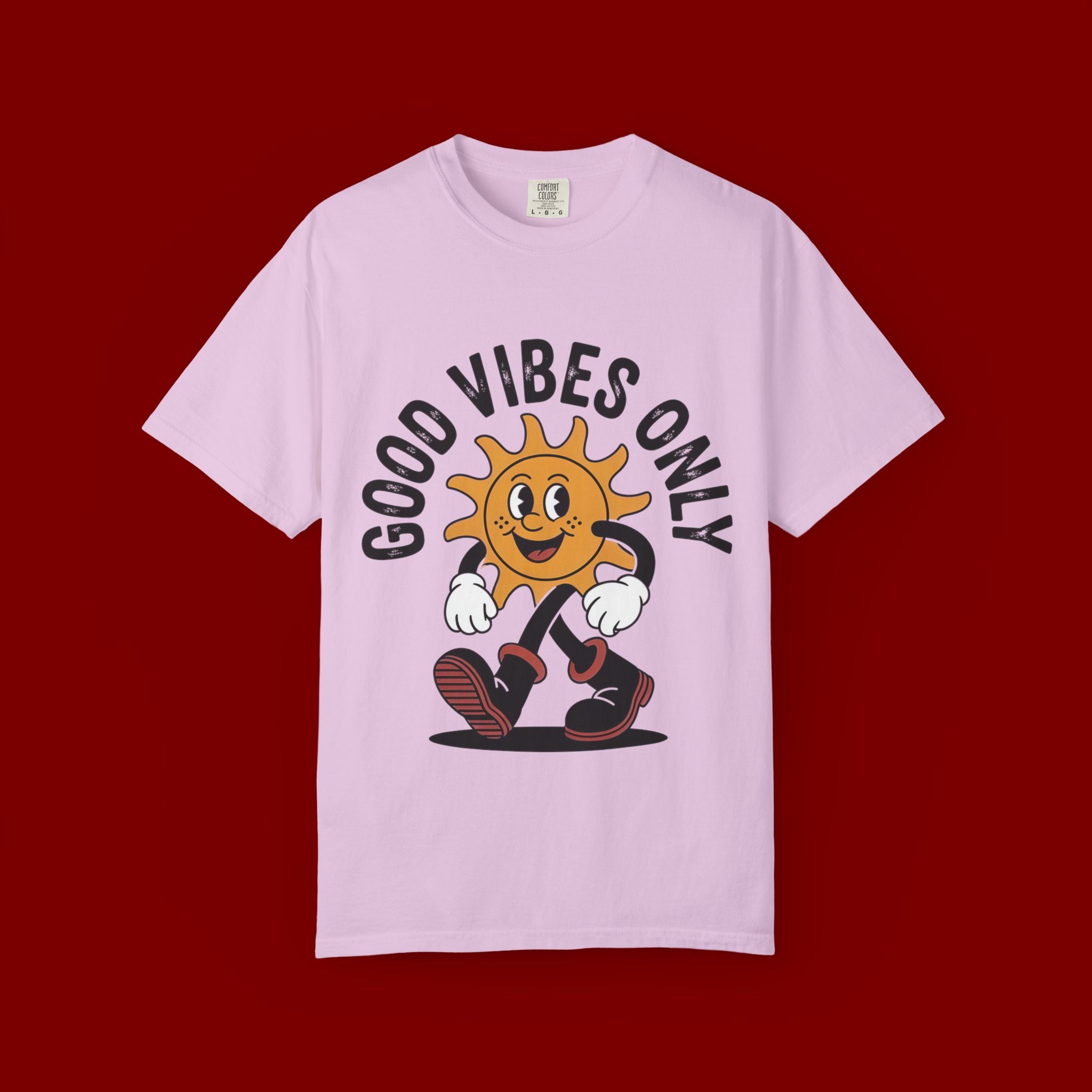 Good Vibes Only Sun Graphic T-Shirt