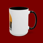 Accent Coffee Mug — "Focus On The Positive" Motivational Mug
