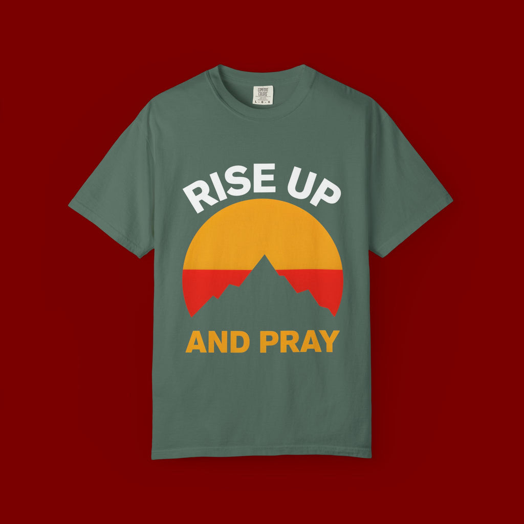 And Pray Mountain Sunset T-Shirt