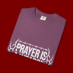 Prayer Is A Weapon T-Shirt — Christian Faith Graphic Tee
