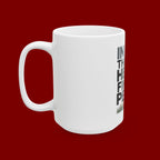 Christian Inspirational Mug - "In God The Heart Finds Peace" Ceramic Coffee Cup (11oz, 15oz)