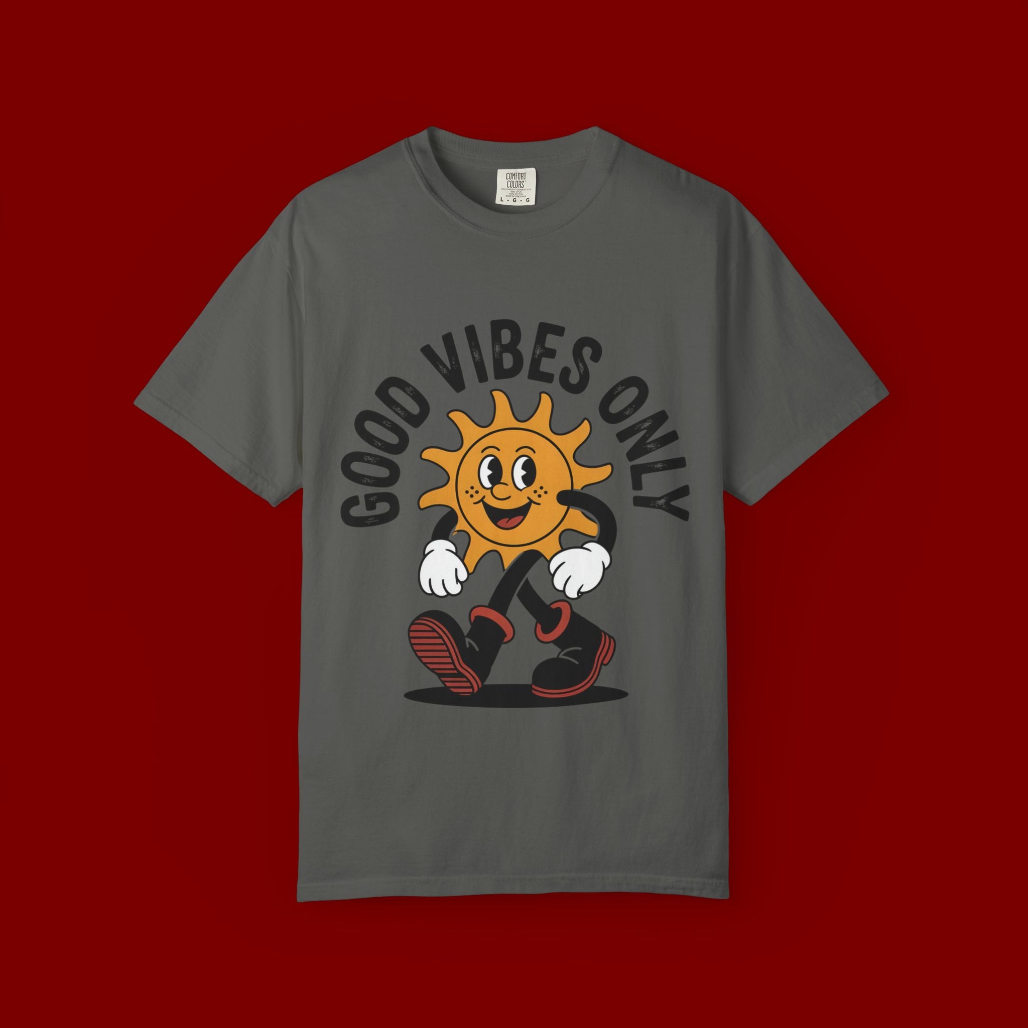 Good Vibes Only Sun Graphic T-Shirt