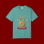 Trust God Padlock T-Shirt — "No Matter What" Christian Faith Tee