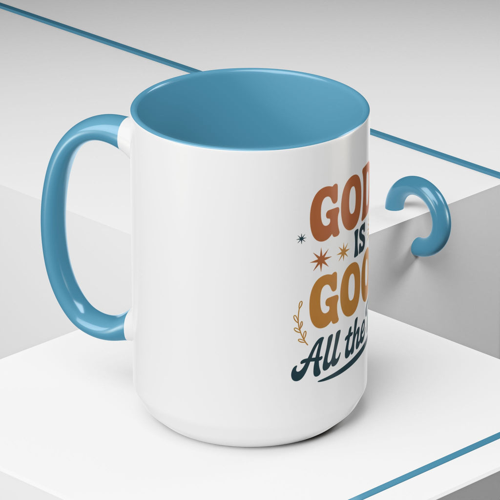 Praise the Lord Coffee Mug – Retro Christian Faith Accent Mug (11/15oz)