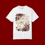 Trust God's Plan Floral T-Shirt — Inspirational Christian Tee
