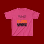Kids T‑Shirt — "Prayer Will Change Everything" Inspirational Faith Tee