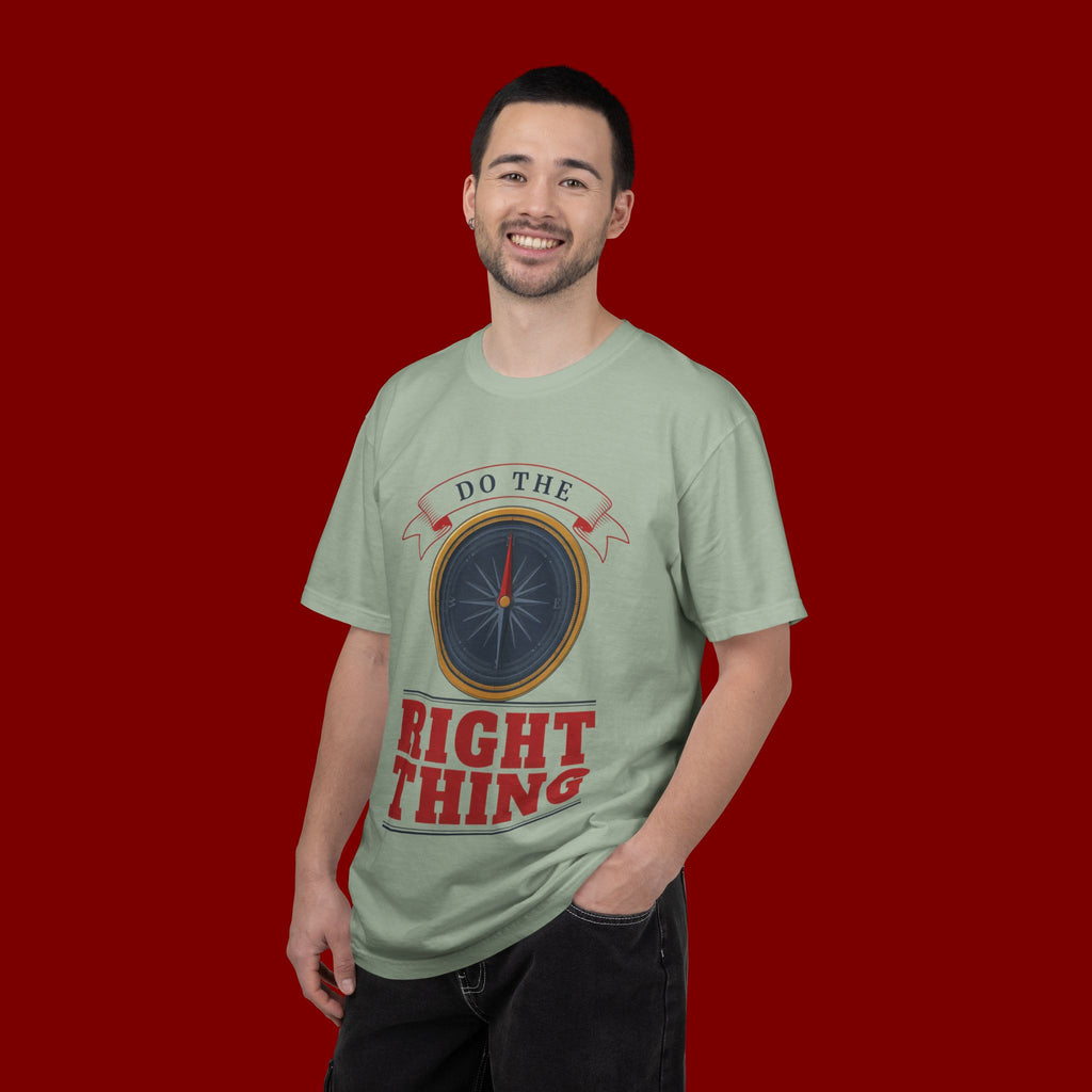 Do The Right Thing Compass T-Shirt — Motivational Graphic Tee