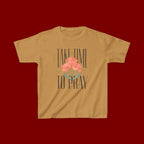 Kids Tee — "Take Time to Pray" Floral Christian Shirt