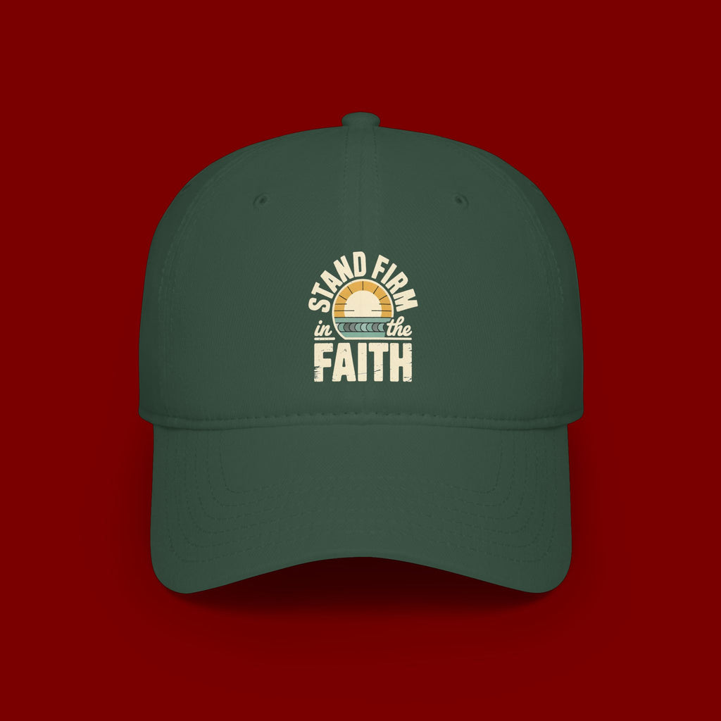 Stand Firm in the Faith Baseball Cap — Christian Faith Dad Hat