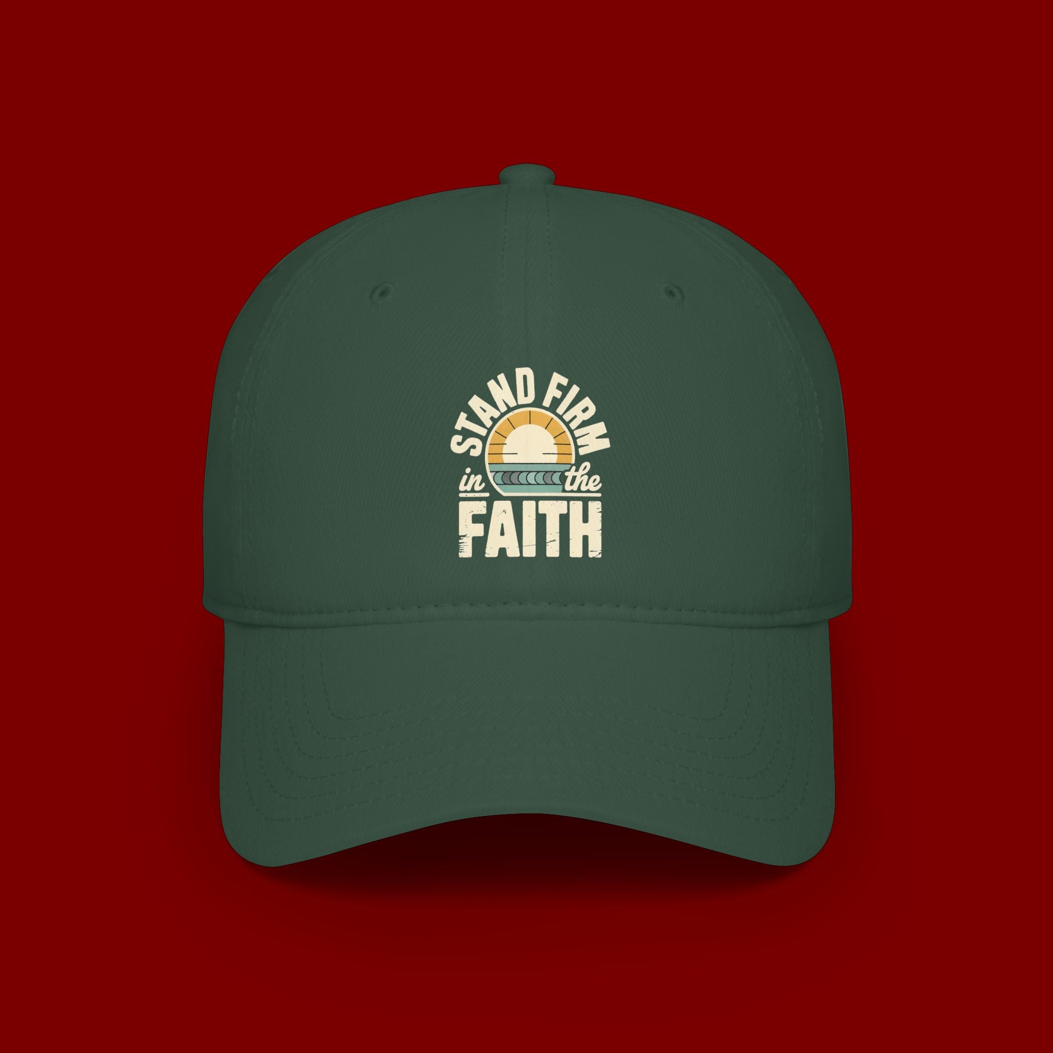 Stand Firm in the Faith Baseball Cap — Christian Faith Dad Hat