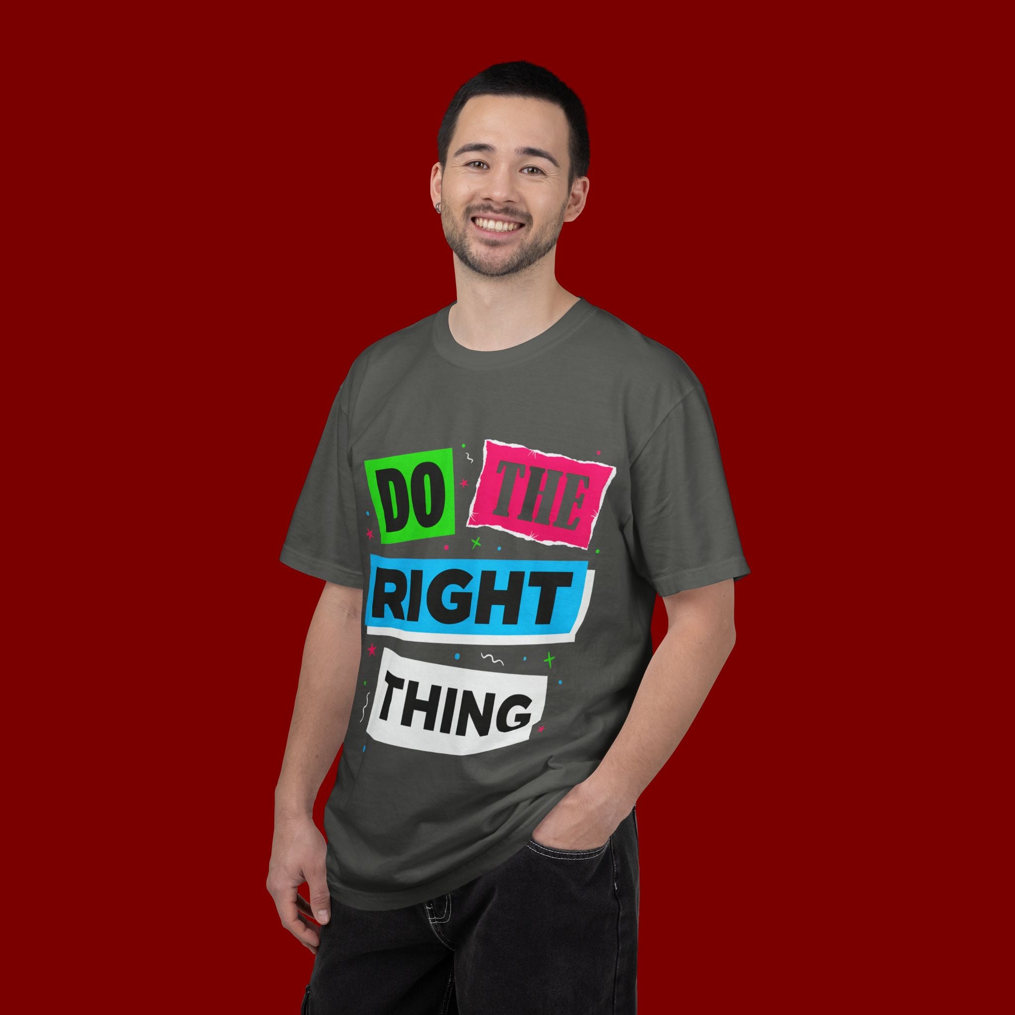 Do The Right Thing T-Shirt — Bold Retro Graphic Tee