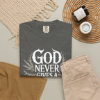 Inspirational Christian T-Shirt — "God Never Gives a Burden You Can't Bear" Tee