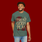 Trust God’s Plan T-Shirt — Floral Faith Graphic Tee