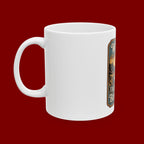 Inspirational Christian Mug - "With God Every Hardship Brings Ease" Scenic Faith Coffee Cup (11oz/15oz)