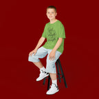 Kids T‑Shirt — "God Will Add Strength to Your Strength" Inspirational Faith Tee