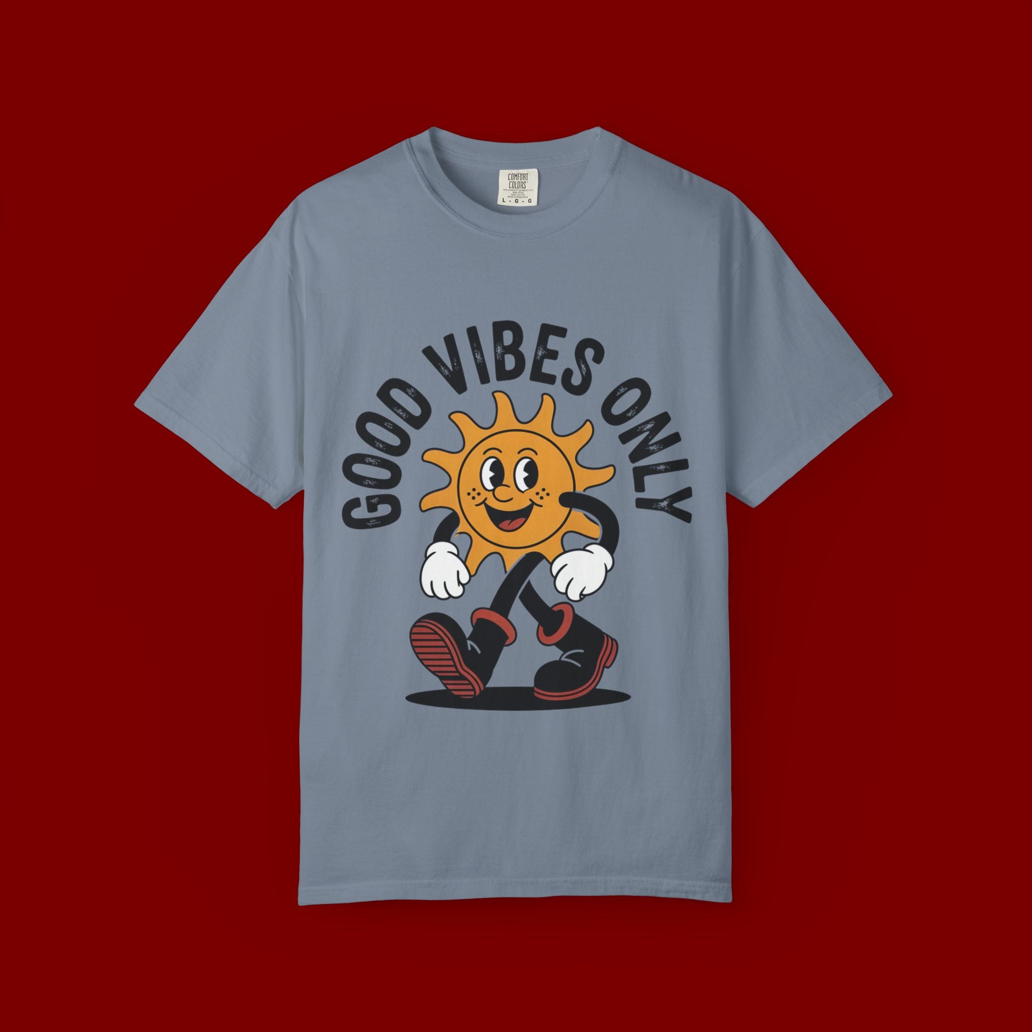 Good Vibes Only Sun Graphic T-Shirt