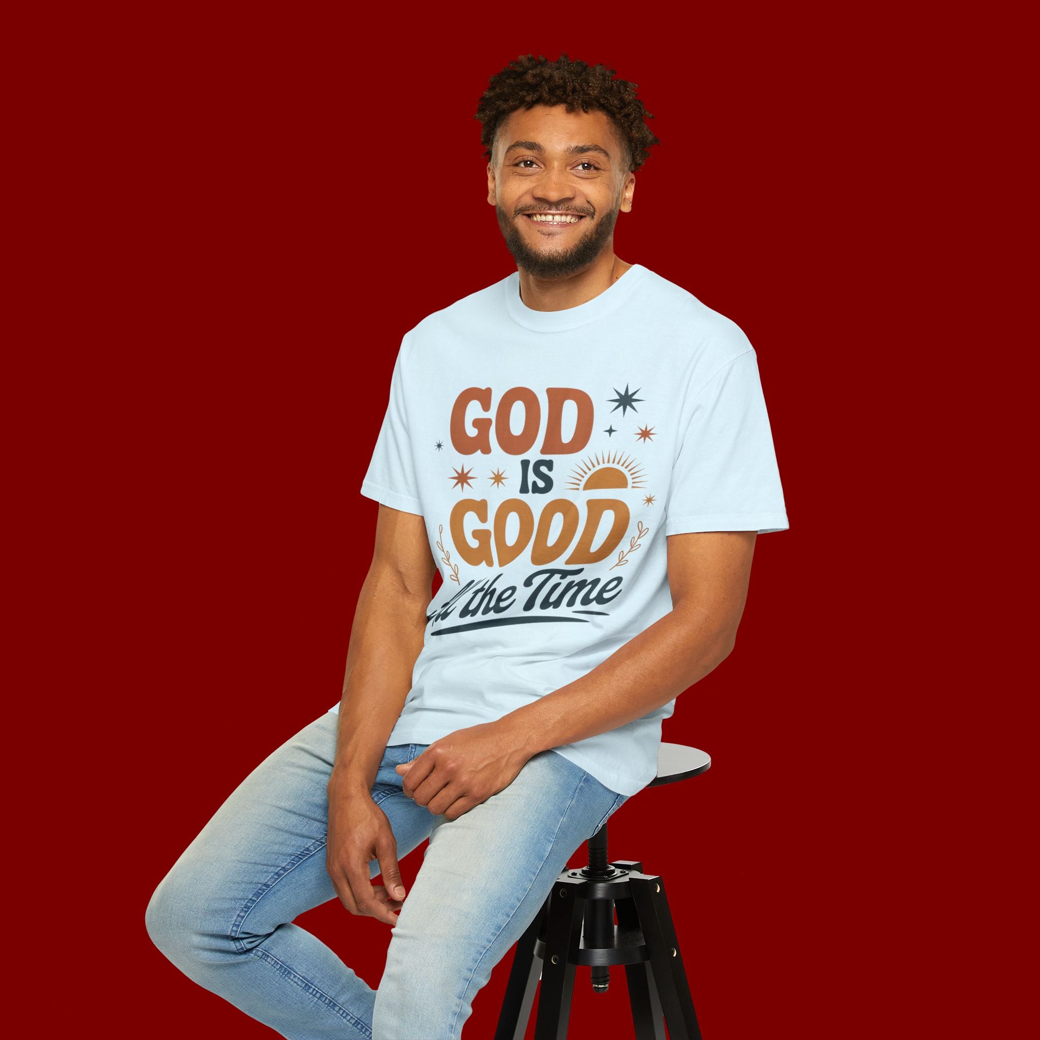 God Is Good All the Time T-Shirt — Christian Faith Graphic Tee