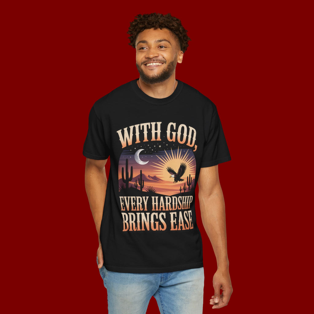 With God Every Hardship Brings Ease T-Shirt