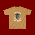 Kids T-Shirt — "Our Purpose Is To Please God, Not People" Faith Graphic Tee