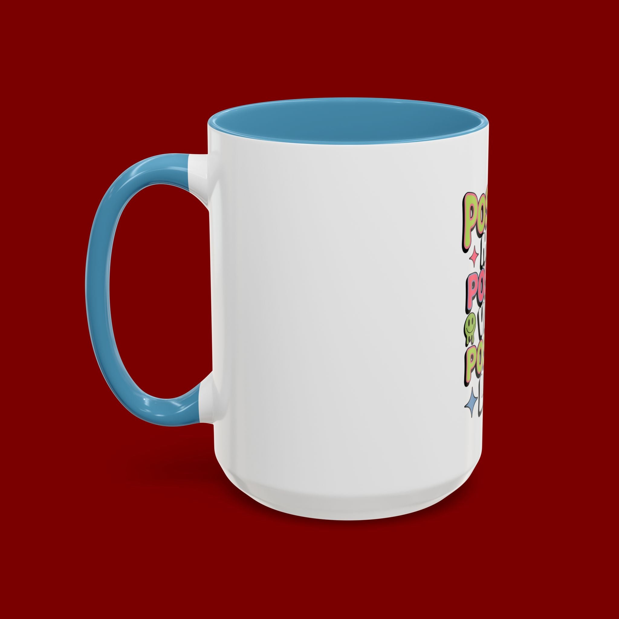 Positive Mind Positive Vibes Coffee Mug — Motivational Accent Mug