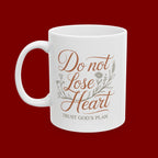 Daughter of the Light Ceramic Mug — Inspirational Floral Quote Coffee Cup (11oz, 15oz)
