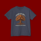 Autumn Oak Tree Kids T‑Shirt — Cozy Fall Nature Tee for Children