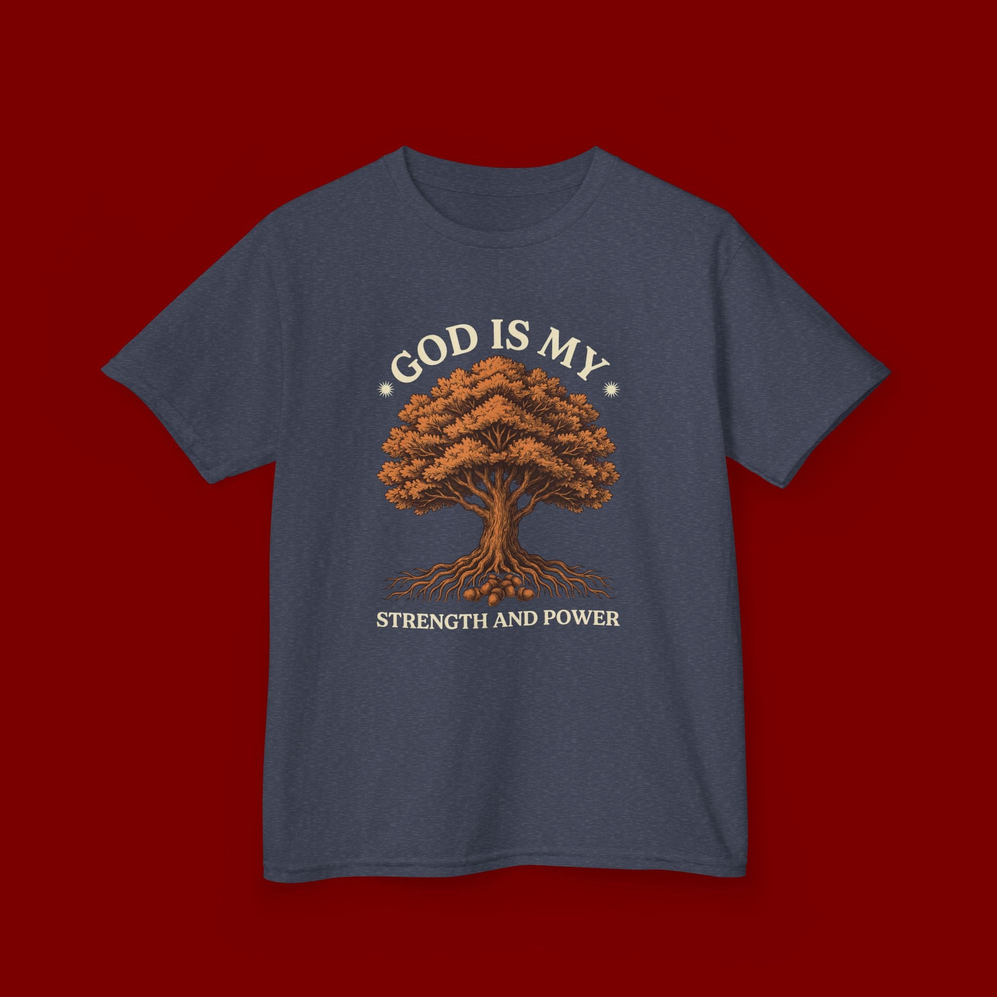 Autumn Oak Tree Kids T‑Shirt — Cozy Fall Nature Tee for Children