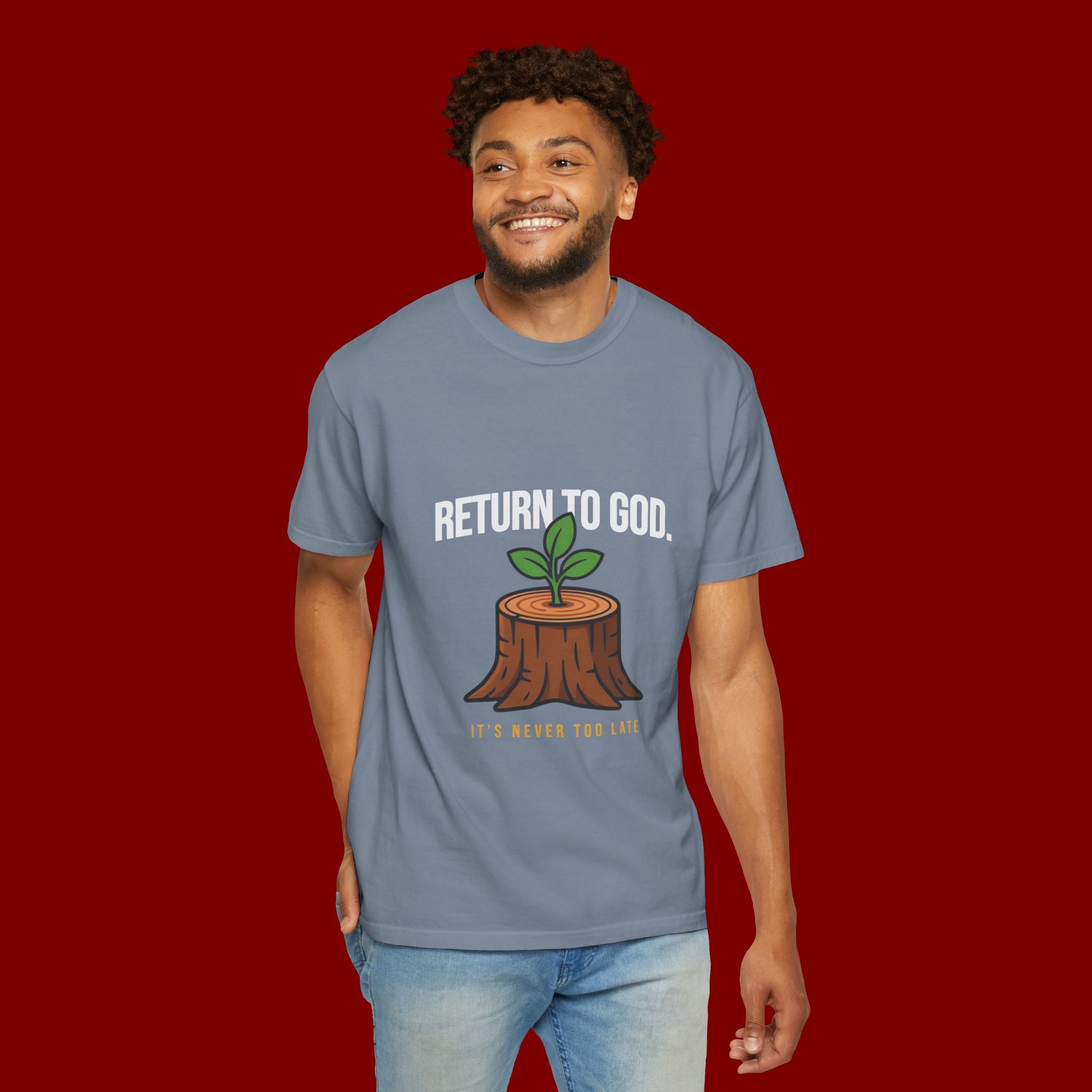 T-Shirt — "Return to God" Seedling Graphic Tee