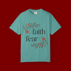 Faith Over Fear T‑Shirt — Inspirational Christian Tee with 'faith' and 'fear' Design