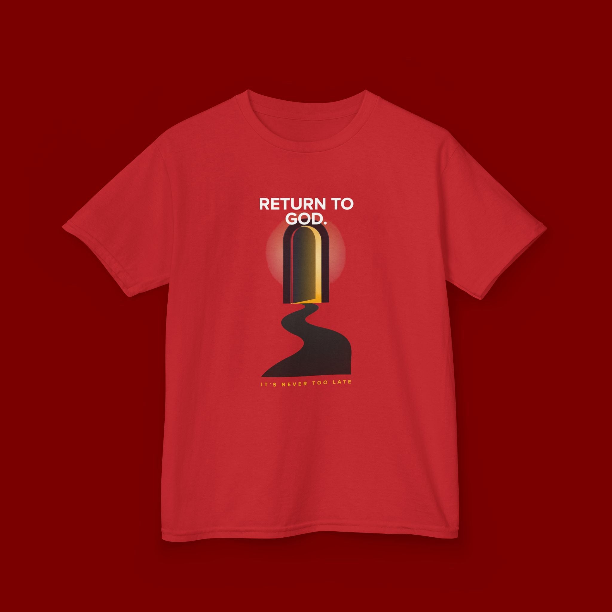 Kids T‑Shirt — "Return to God" Spiritual Graphic Tee