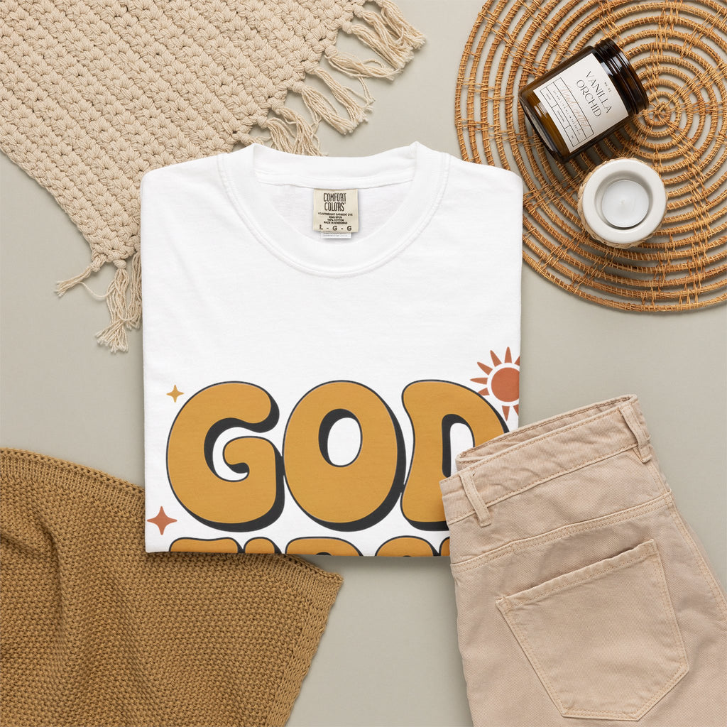 God First Bro T-Shirt — Retro Christian Faith Tee