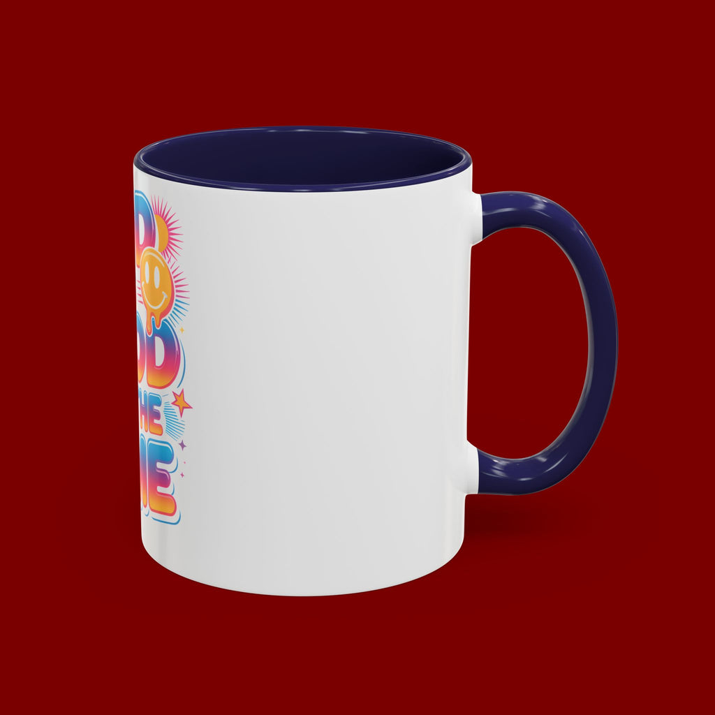 God Is Good All The Time Accent Coffee Mug — Inspirational Christian Coffee Cup (11/15oz)