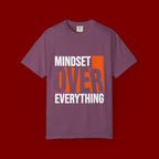 OVER Block Graphic T-Shirt — Bold Orange Minimalist Tee