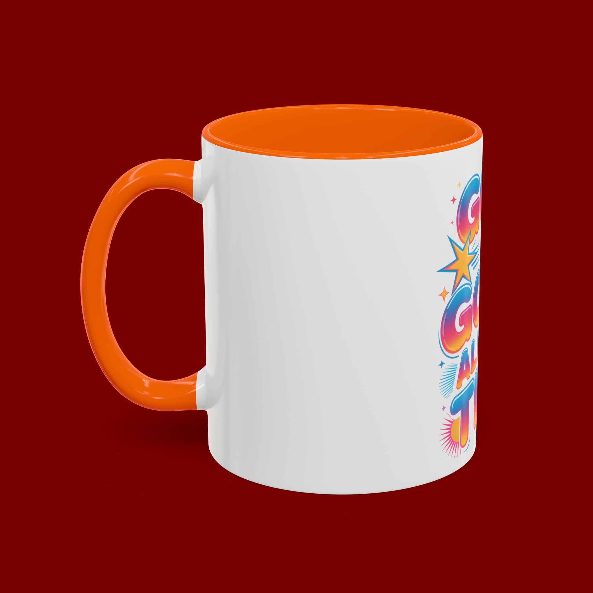 God Is Good All The Time Accent Coffee Mug — Inspirational Christian Coffee Cup (11/15oz)