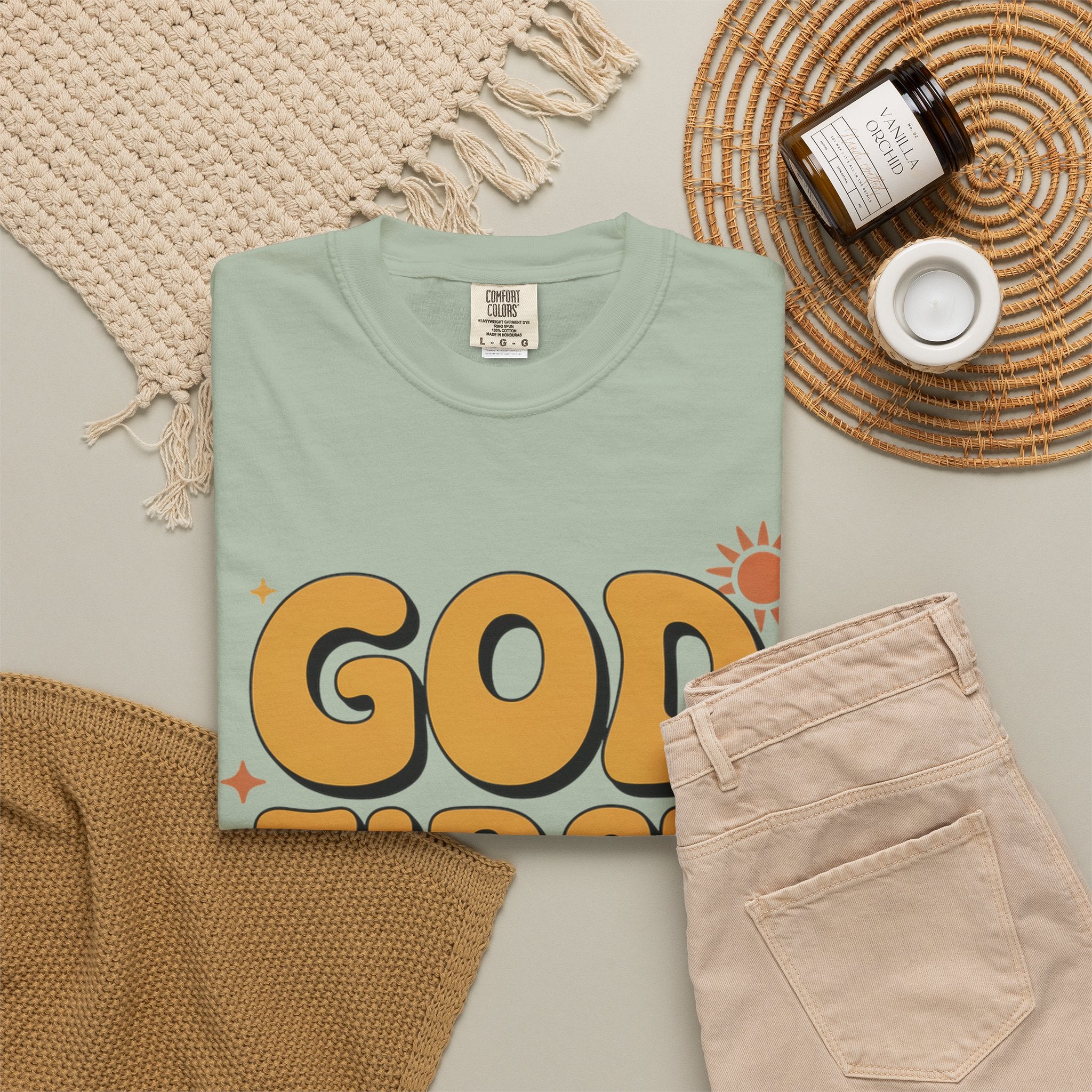 God First Bro T-Shirt — Retro Christian Faith Tee