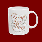 Daughter of the Light Ceramic Mug — Inspirational Floral Quote Coffee Cup (11oz, 15oz)