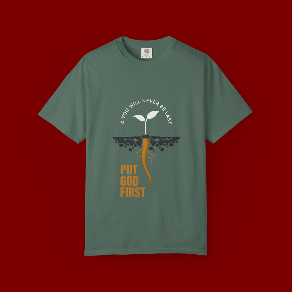 Put God First T-Shirt — Christian Faith Graphic Tee