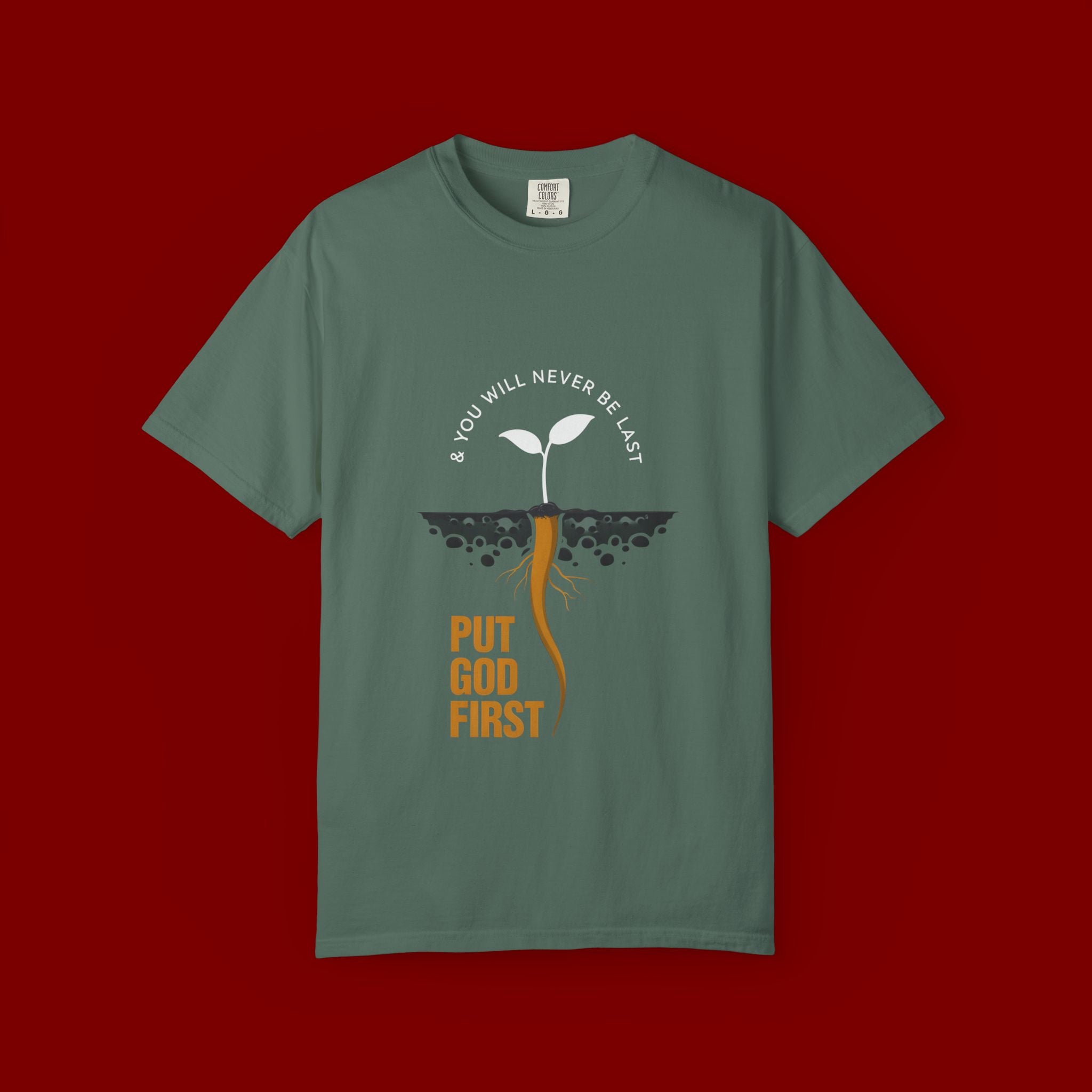 Put God First T-Shirt — Christian Faith Graphic Tee