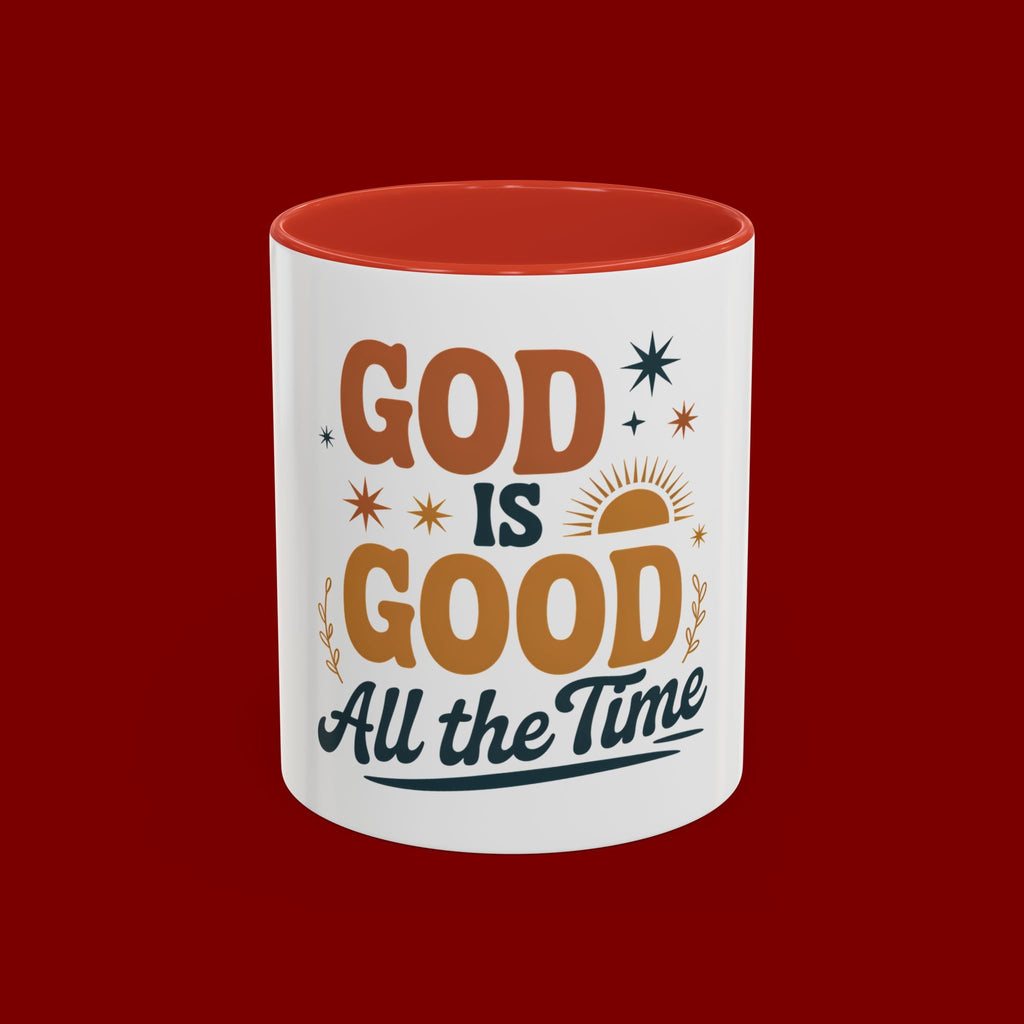 Praise the Lord Coffee Mug – Retro Christian Faith Accent Mug (11/15oz)